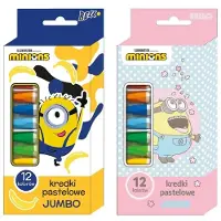 Beniamin Jumbo Pastel Potloden 12 Kleuren Minions
