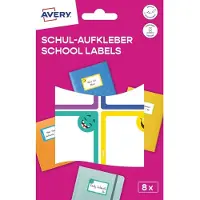 Zdesign Boeketiketten, papier, 48 x 70 mm, gekleurde randen