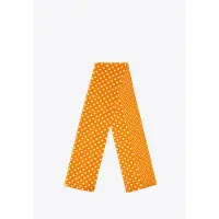 WITTCHEN - Damessjaal - Polkadots - Oranje en Wit - Polyester
