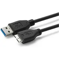Microconnect USB3.0AB2MICRO, 2 meter, USB-A, Micro-USB B, USB 3.2 Gen 1 (3.1 Gen 1), zwart