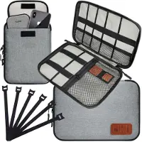 Mona Reisorganizer voor kabels en accessoires - Grijs
