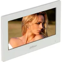 Dahua VTH2622GW-W 2-Draads Monitor, 7" Touchscreen, 1024x600, Wi-Fi, Alarmintegratie, Kunststof Behuizing