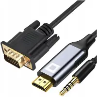 CO2 VGA naar HDMI - Kabel - Audio Jack 3,5 - FHD 1080p 60Hz - 3 meter