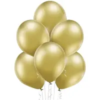 GoDan S.A Ballonnen - Luxe - Glanzend goud - Metallic - 30cm - 100st.