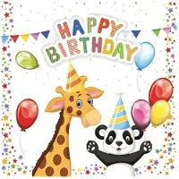 Image Lunch servetten My birthday - - 33x33 cm