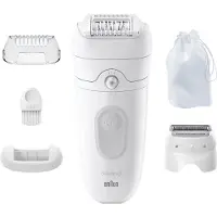 Braun Silk·épil 5 - Epilator met Ladyshave opzetstuk - type 5-041 - Wit/Grijs