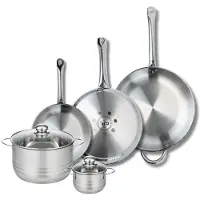 Elo Set van 3 Kookpannen 24, 28 en 32 cm en 2 braadpannen 12 en 20 cm Elo Profi Brillant