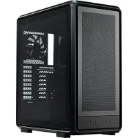 Cooler Master Boîtier PC gaming MasterFrame 500 MeshBlack moyen tour noir avec panneau latéral verre trempé