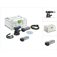 Festool ETS 125 REQ-Plus excentrische schuurmachine 250 W 125 mm ( 576069 ) + systainer + SB-Longlife RTS/DTS/ETS stofzak ( 201693 )