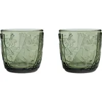 Arabia Moomin glas 28 cl 2-pack Dennengroen