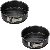 Zenker Set van 2 springvormen met scharnier 20 cm Black Metallic
