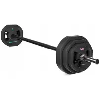 UpForm - Pump halterset 20 kg - 130 cm stang en 6 polyurethaan schijven - 30 mm