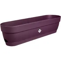 Elho Vibia Campana Balkonbak 70 - Plantenbak voor Balkon - Ø 69.0 x H 17.0 cm - Esdoorn paars