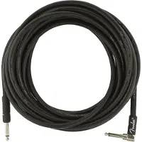 Fender PROFESSIONAL INSTRUMENT CABLES STRAIGHT/ANGLE 25' BLACK