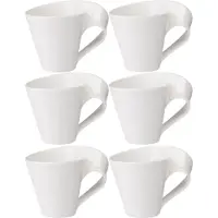 Villeroy & Boch Caffè Becher mit Henkel NewWave 250 ml Set van 6