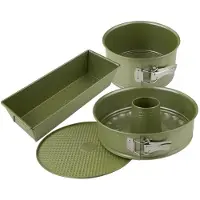 Zenker Set van 3 taartvormen van 18 tot 30 cm Green Vision