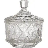 Bloomingville Voorraadpot glas transparant Ninya 11cm