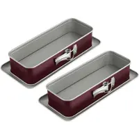 Autre Set van 2 cakevormen met scharnier 30 cm Back-Liebe Bicolor