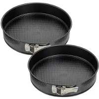 Zenker Set van 2 springvormen met scharnier 24 cm Black Metallic