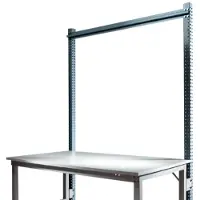Manuflex ZB3804.7016 Aanbouw opbouwdeel zonder arm voor universele + PROFI speciale aanbouw tafels, gebruiksh 1500 mm