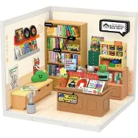 Rolife Fascinating Book Store - Miniatuur DIY bouwset - DW004