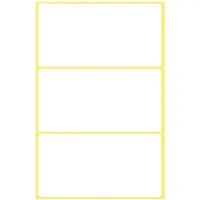 Kangaro Etiket wit 76x39mm pak a 10 stuks wit Etiket