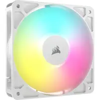 Corsair RS120 ARGB 120mm PWM Fan White - Ventilatorhuis 120mm - 72.8 cfm - 420 - 2100 rpm - 10 - 36 dBA - 4-pin PWM - Zero-RPM - wit