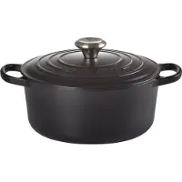 Le Creuset Signature Ronde Braadpan 24 cm Mat Zwart