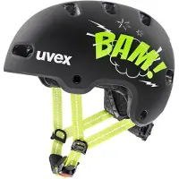 Uvex Kid 4 Style, fietshelm, junior, zwart/groen