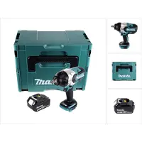 Makita Boormachine + slagboor, DTW 1002 G1J Accu-slagmoersleutel 18 V 1000 Nm 1/2" Brushless + 1x accu 6.0 Ah + Makpac - ohn (Oplaadbare batterij)