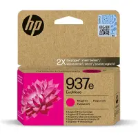 HP Paarse originele inktcartridge 937e EvoMore, hoge (XL) capaciteit, paars, 1 stuk, 1650 pagina's, verpakking per stuk