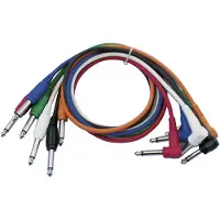 DAP Mono Patch Cable jack patchkabel 0.60 meter (set van 6)