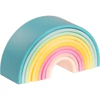 Dena textile productions - Rainbow 10 pcs., Pastel Colours (3401087)