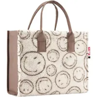 Reisenthel Daily Shopper - Schoudertas - 14L - Smiley Teddy Chocolate Beige
