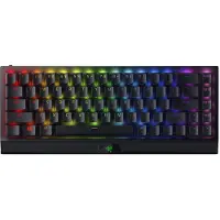 Razer BlackWidow V3 Mini HyperSpeed, mechanisch gaming-toetsenbord, RGB-LED-verlichting, Nordisch-layout, draadloos, zwart, gele schakelaars