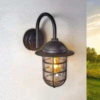 LumenXL Buitenwandlamp Claudia in zwart