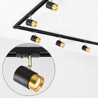 LumenXL 1-fase railsysteem set van 3 meter met Lexi spots, zwart
