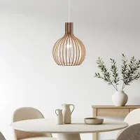 LumenXL Boho chic lamp van hout - Legno