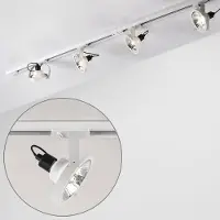 LumenXL Modern 1-fase railsysteem 1,5 meter met AR111 Beam spots