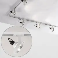 LumenXL 1-fase railsysteem van 3 meter met AR111 Beam spots