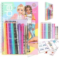 TOPModel - TOPModel kleurboek met kleurpotloden
