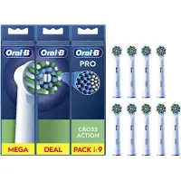 Oral-B Cross Action Opzetborstels | 9 stuks
