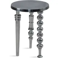 Wohnling Bijzettafel zilver aluminium 63 cm hoog - WL6.756