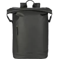 Tucano Rollo Rugzak – 20 liter – Gemaakt van gerecyclede materialen – Tot 16" laptop – Met roll-top sluiting – Waterbestendig ontwerp – Zwart - Zwart