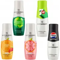 SodaStream Syroop - Orange-Mango; Mojito; Grapefruit; 7Up Zero; Pepsi Zero