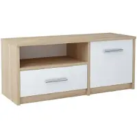 Matkam RTV tafelkast BODO 1D1S WIT-SONOMA boekenkast