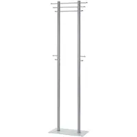 Idimex Kledingrek TARIS, gelakt in aluminiumkleur