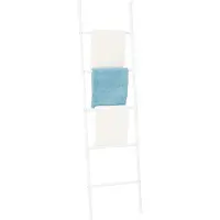 Idimex Handdoekhouder CASTEL met 5 stangen, wit