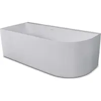 Luca Hoekbad links primo baden 165x75x60 cm 240l mat wit