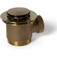 Luca Klikplug primo baden geborsteld goud pvd